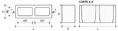 Bloque de Hormigon Liso